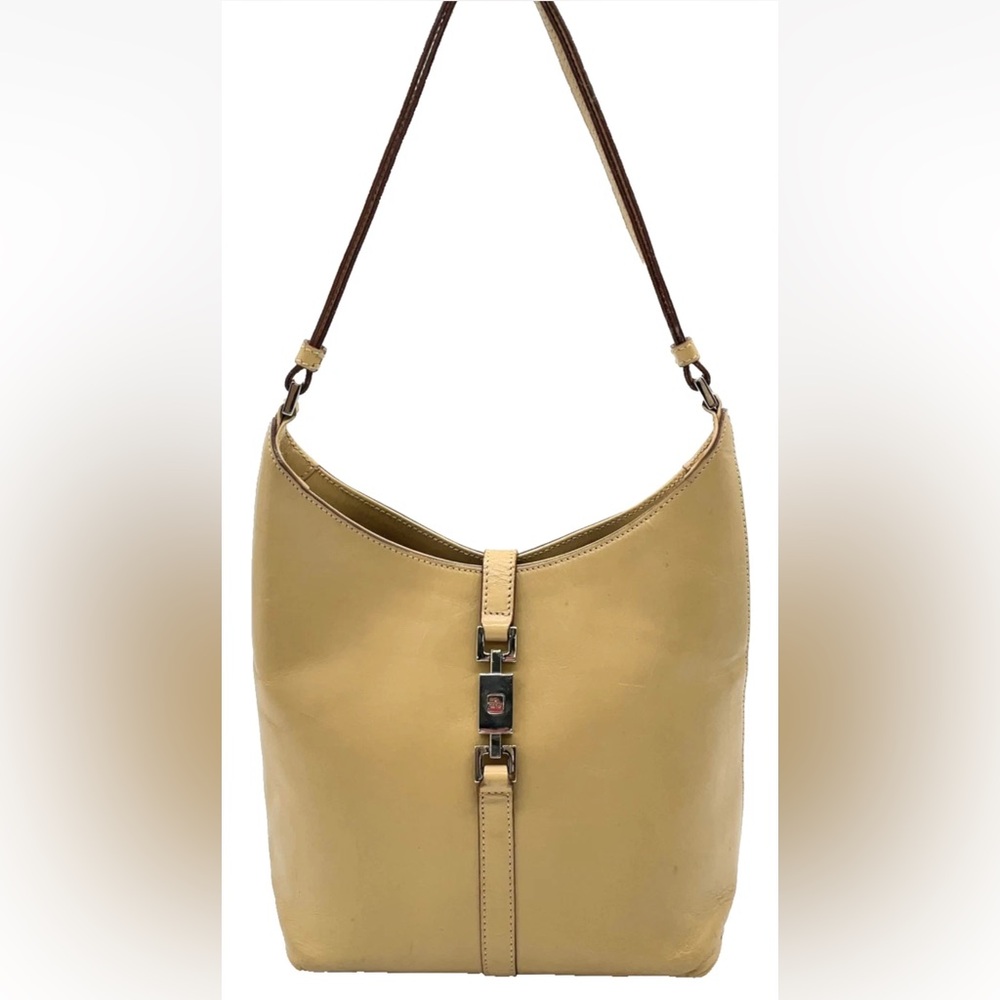 Gucci Jackie Beige Leather mini Hobo Bag